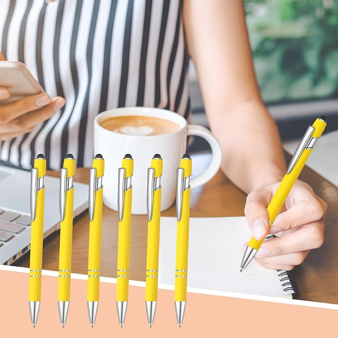 6 Pcs Blue Ink Ballpoint Pen - Image 5