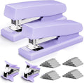 2 Pack Purple Office Staplers, 25-Sheet Capacity by Unknown