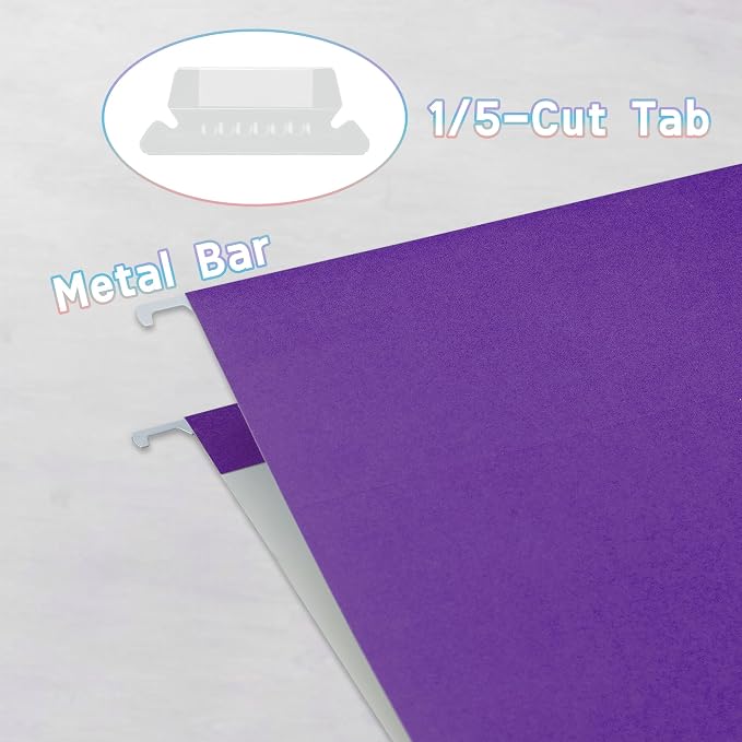 25 Packs Hanging File Folders - Image 3