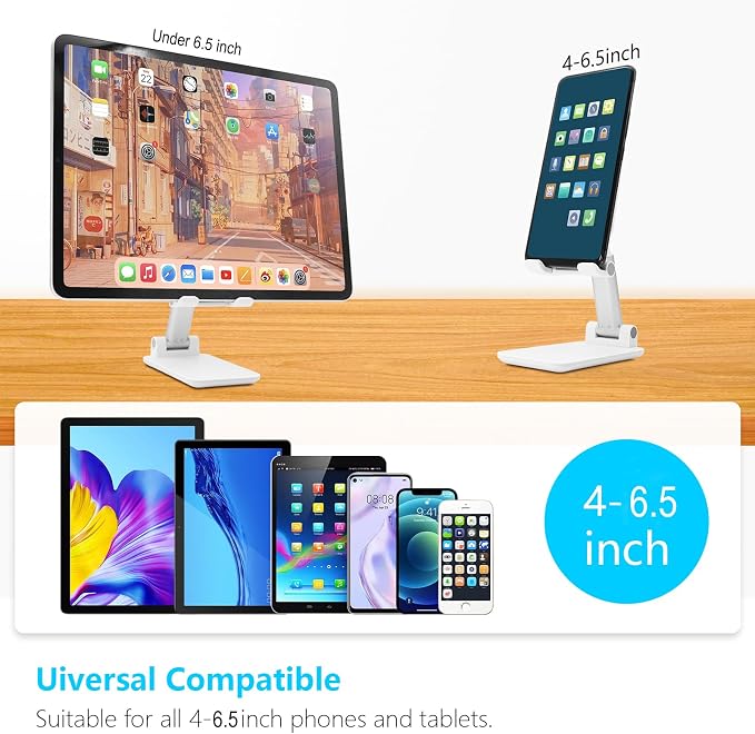 2 Pack Phone Stand for Desk, Angle & Height Adjustable Phone Holder | Fully - Image 5