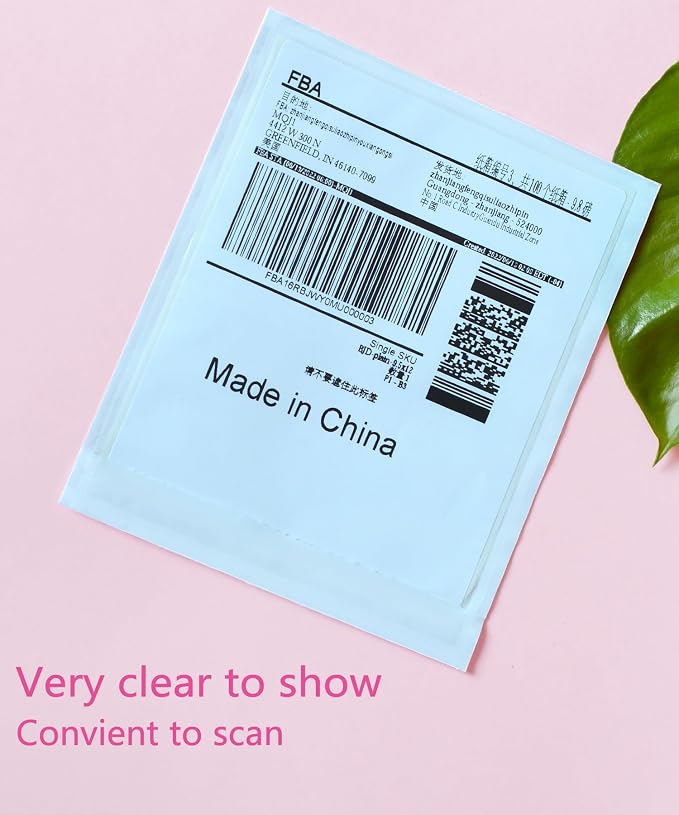 1000 PCS 4.5"x 5.5" Clear Self-Adhesive Packing List Envelopes - Image 4