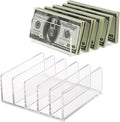 Hipiwe 2-Pack Acrylic File Organizer by Hipiwe