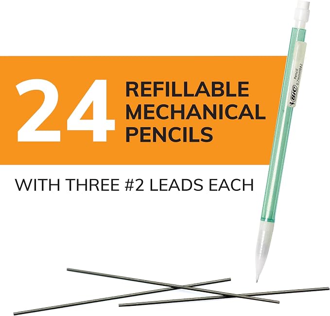 BIC Xtra-Sparkle Number 2 Mechanical Pencils - Image 5