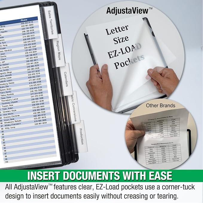 Ultimate Office AdjustaView 20-Pocket Desk Reference Organizer - Image 6