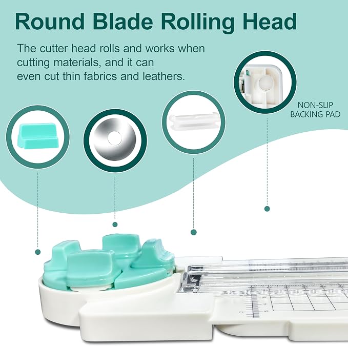 4 in 1 A4 Craft Paper Cutter Rotary Trimmer - Image 7