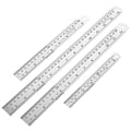 Metal Rulers, Steel Rulers Pack of 4, 14-inch Stainless Steel Ruler by ALLWIN