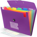 Accordian File Organizer 7 Pocket Expanding File Folder by RIEJIN