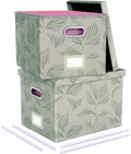 Oterri 2 Pack File Storage Organizer, Document Organizer, Portable File Box by Oterri