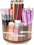 360 Rotating Pen Pencil Holder for Desk, Pen Organizer by HUTUDD