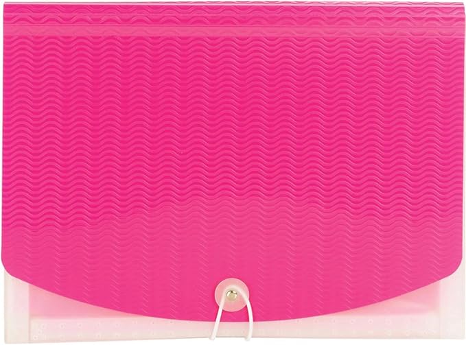 Smead Poly Frequency Expanding File Folders, Flap and Cord Closure, Letter Size by SMEAD