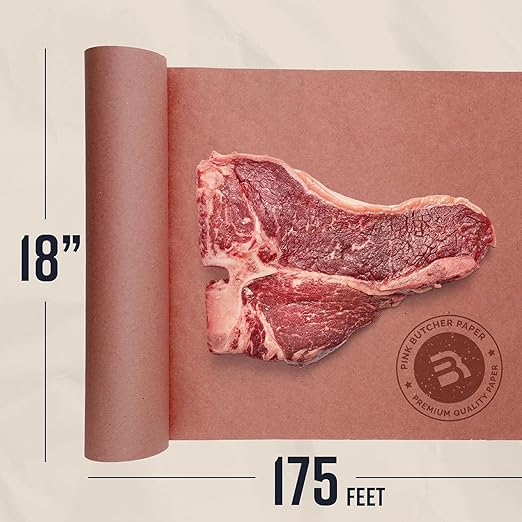 Bryco Goods Pink Butcher Paper Roll - Image 3