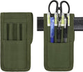 2 Pcs KATOLK Belt Pen Holder, Detachable Military Duty Pencil Sleeve Case by KATOLK