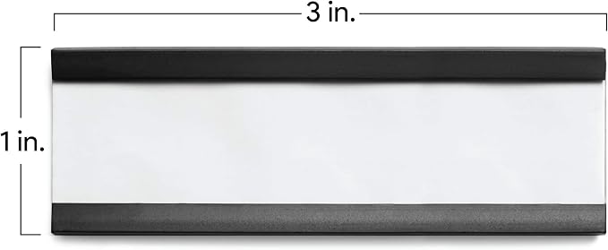 25pcs Magnetic Labels for File Cabinets, 1x3 inches | C Channel Magnetic Label - Image 5
