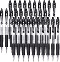 Aen Art Gel Pens, 30 Pack Black Gel Pen Fine Point, Retractable Gel Ink by ColoringForFun