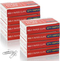 800 Pcs Medium Paper Clips, #1 Smooth Paperclips by PEASUG
