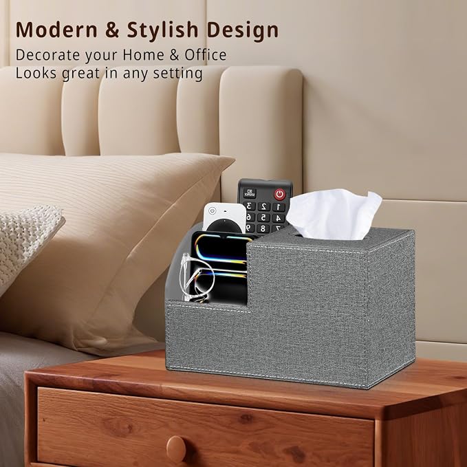 Square Multi-Functional Tissue Box Cover - Image 2