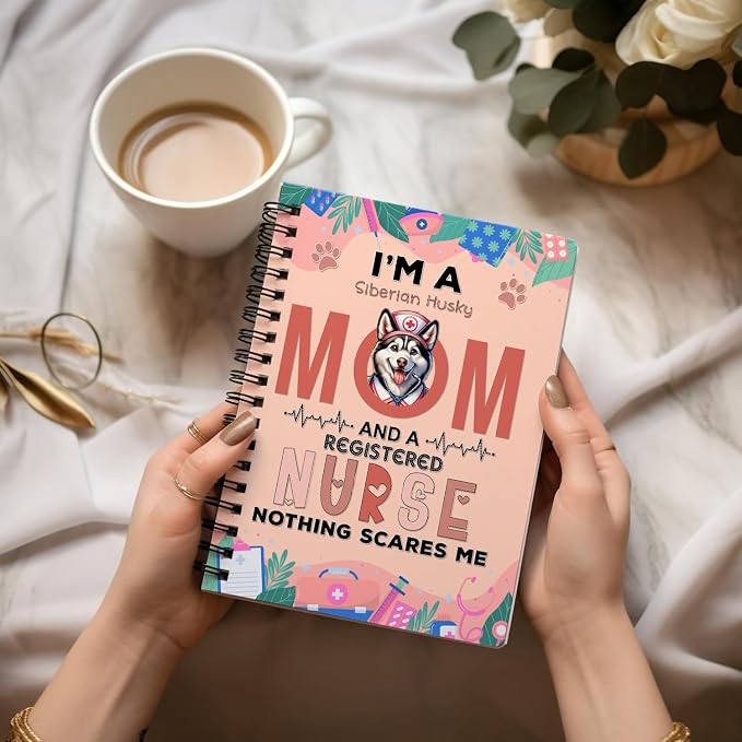 Ninety3POD I'm a Siberian Husky Mom and a Registered Nurse Nothing Scares Me - Image 3
