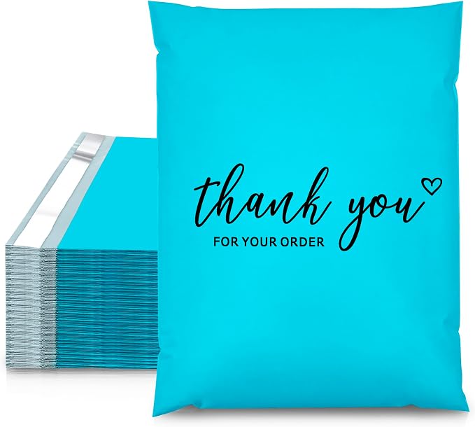 JinRuiKJ Thank You Poly Mailer 14.5x19 Inch 50 PCS, Shipping Bags by JinRuiKJ