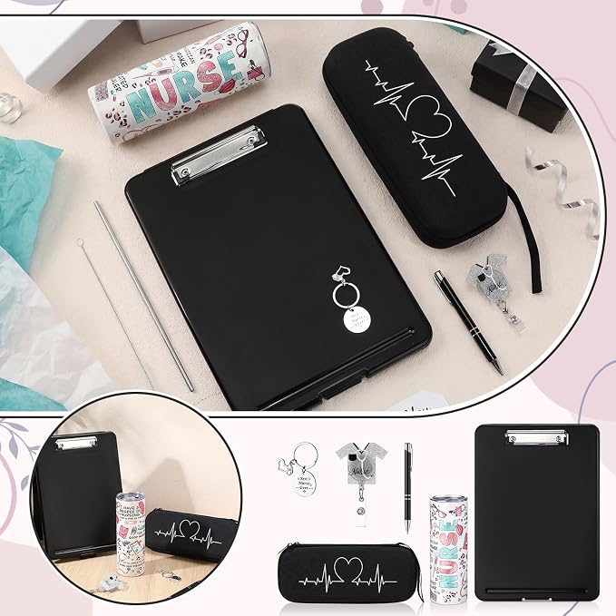 Sieral 7 Pcs Graduation Gifts for Women Nurse Appreciation Gifts Set Canvas - Image 4