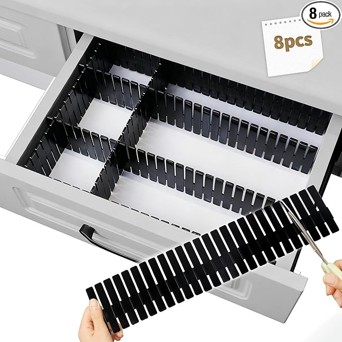 Drawer Divider Adjustable Diy Storage Organizer Separator by Bofoho