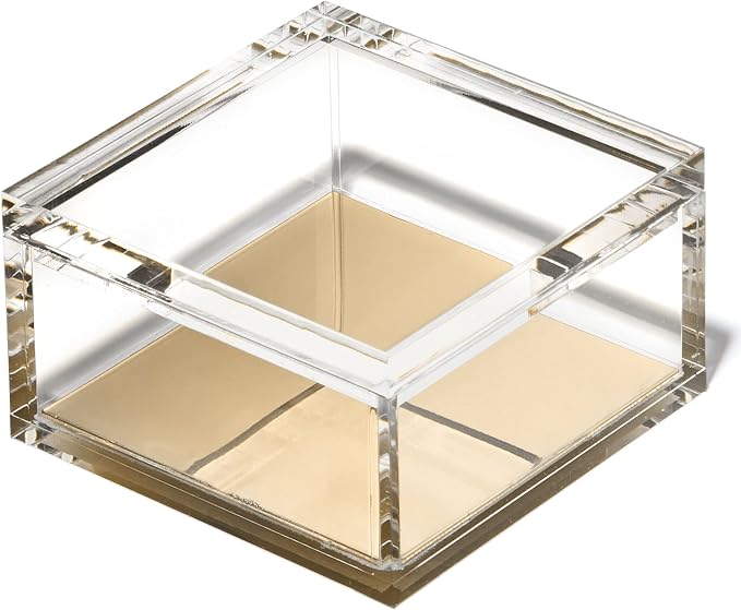 OfficeGoods Acrylic Desk Organizer w/Gold Base – Functional & Elegant Odds & - Image 3