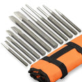 NEIKO 02623A Cold Chisel and Punch Set | 12 Piece | Cr-V Steel | Remove Pins by NeikoTools