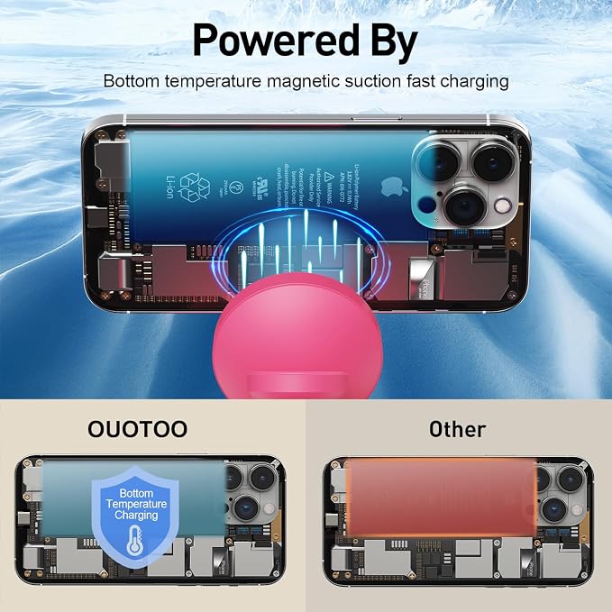 【Adjustable Blue Ambient Light】 Wireless Charger 3 in 1 - Image 5
