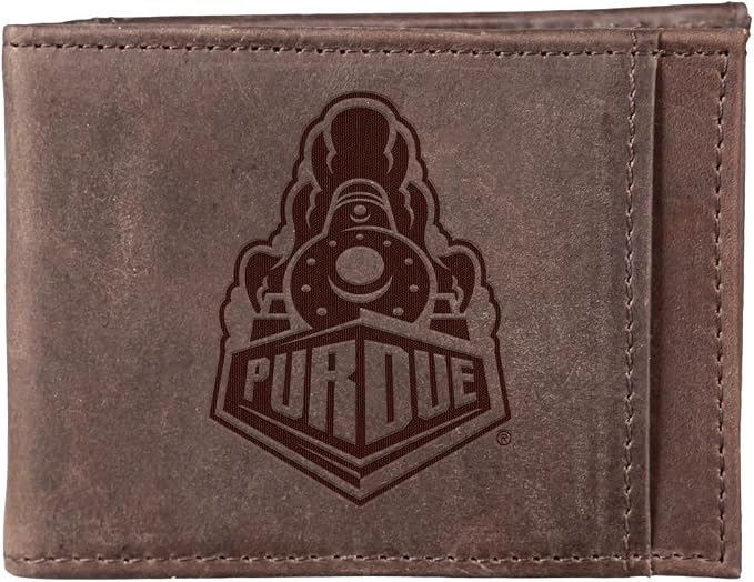 Team Sports America NCAA Purdue University Front Pocket Slim Wallet by TeamSportsAmerica