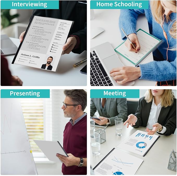 Binditek 100 Pack Clear Report Covers - Image 9