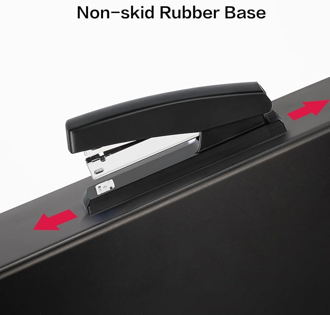 Deli Stapler, Desktop Stapler, Office Staplers, 25 Sheet Capacity, Includes - Image 5
