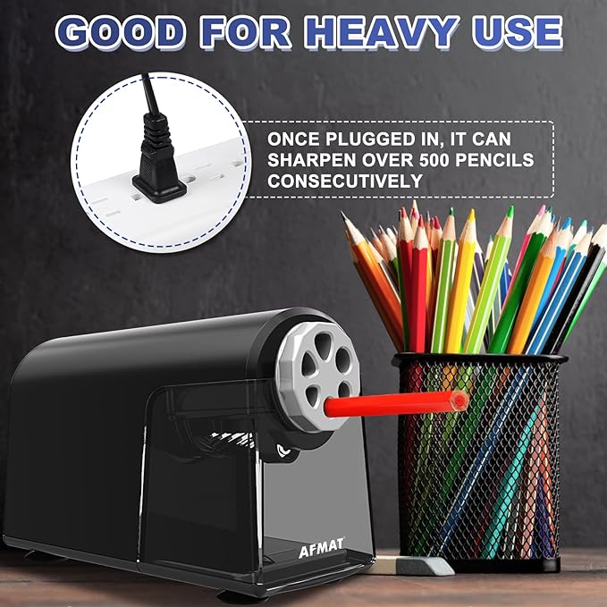 AFMAT Electric Pencil Sharpener - Image 5