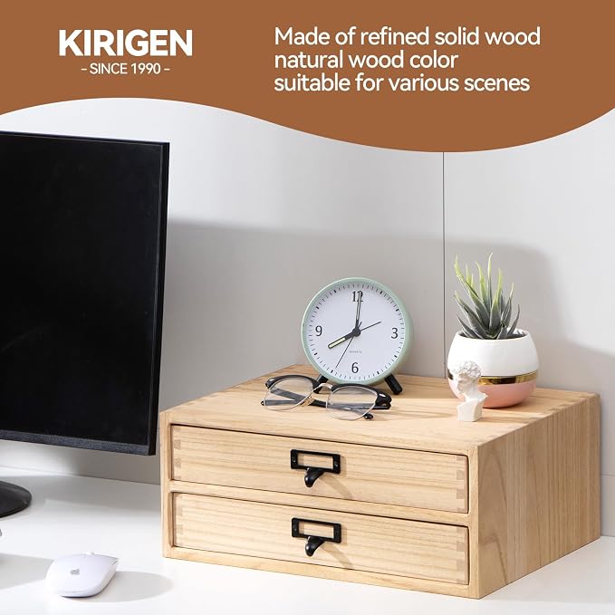 KIRIGEN Wooden Desk Organizer - Image 7