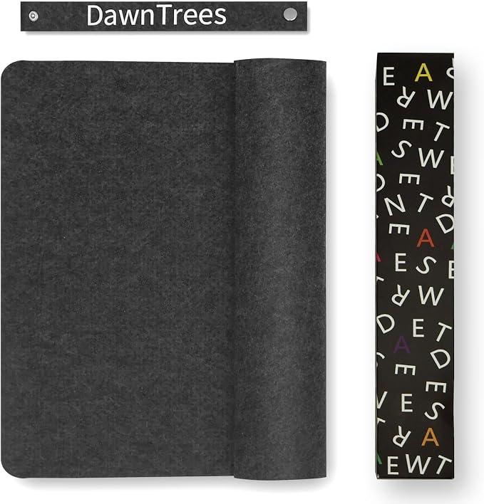 Large Felt Desk Mat, 47.2"x 23.6", Non-Slip Desk Pad - Image 7