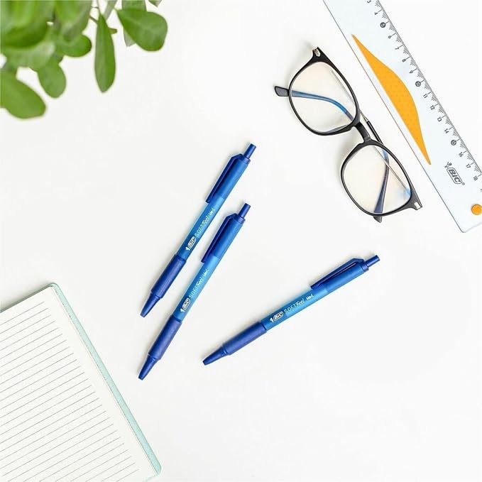 BIC Retractable Ballpoint Pens, 1.0 mm, Medium Point, BICSCSM11BE - Image 2