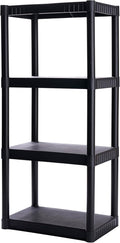 Plano 4-Shelf Plastic Storage Shelves, 48” x 23” x 14”, 200lb Capacity by PLANO%C2%AEOutdoors