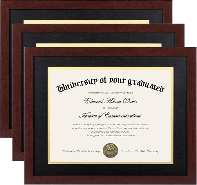 upsimples 11x14 Diploma Frame Certificate Degree Document Frame by upsimples