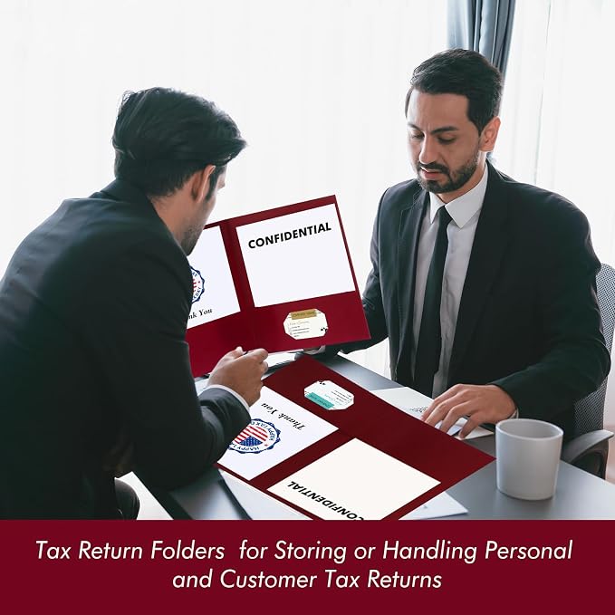 20 Pcs Tax Return Folders Bulk - Image 3