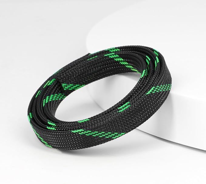 25ft PET Expandable Braided Cable Sleeve 1/6inch Pet Braided Cable Sleeve - Image 3