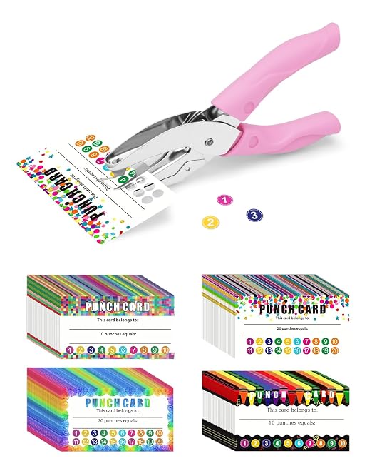 UCEC 200 Pieces Punch Cards for Classroom by UCEC