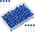 200 PCS Blue Push Pins for Map, Small Round Head Map Pins for Travel Map by Unknown