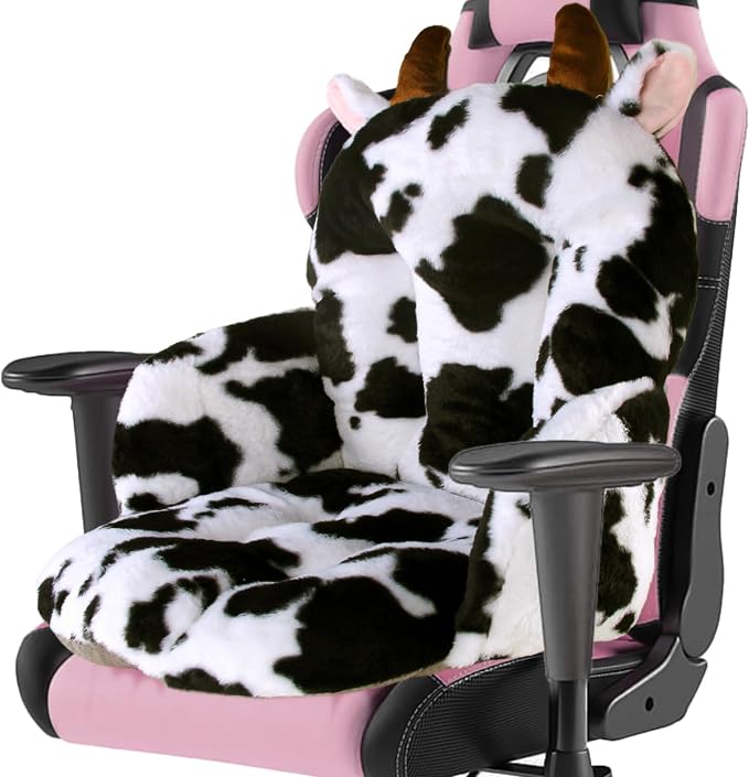 DOBUONO Comfy Office Chair Cushion: 17.5" L x 17.5" W x 18" H Cute Seat Cushion - Image 6