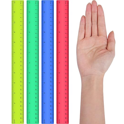 Zonon 30 Pcs Wooden Rulers Bulk 12 Inch Ruler - Image 4