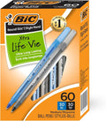 BIC Round Stic Xtra Life Ballpoint Pens, Office Essentials and Teacher Supplies by BIC