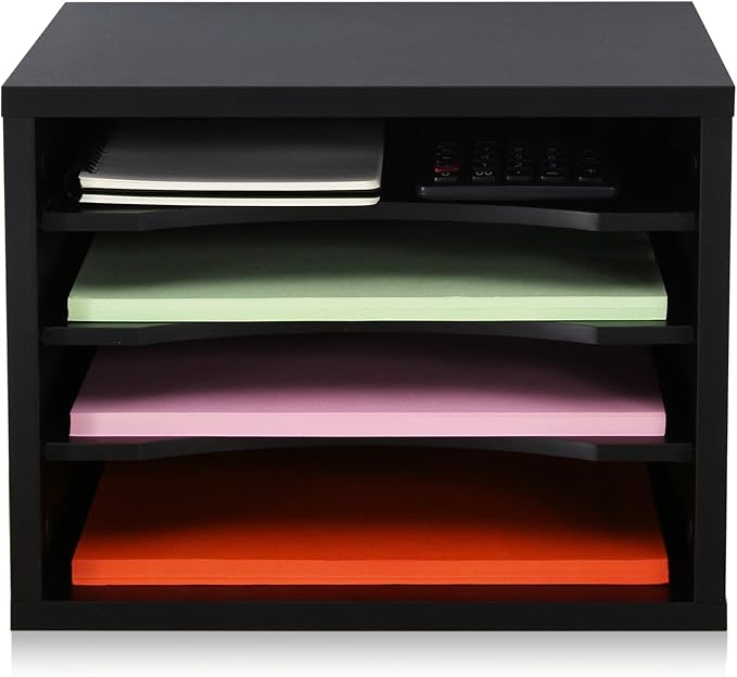 FITUEYES Wood Desk Paper Organizer by FITUEYES