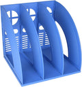 SAYEEC Magazine File Holder Desk Binder Holder Plastic File Sorter Folder by SAYEEC