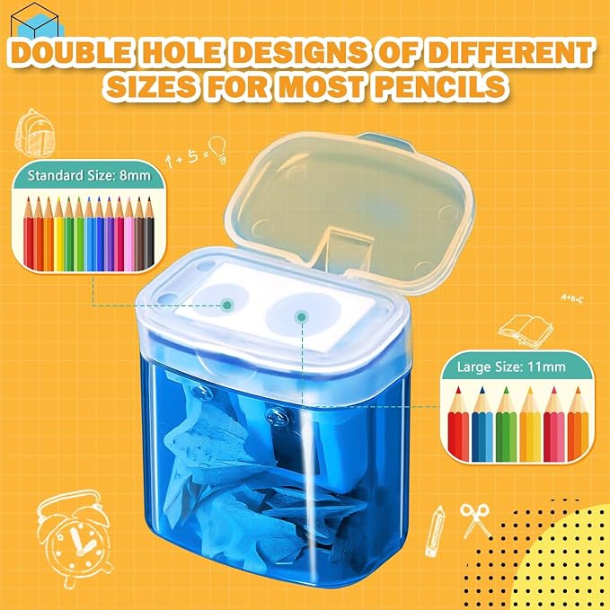 100 Pack Pencil Sharpener Bulk, Manual Pencil Sharpener - Image 3