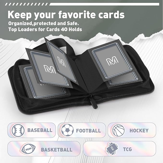 1 Pocket Toploader Binder Holds 40 Cards - Image 2