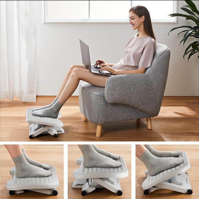 HUANUO Adjustable Desk Footrest, Foot Rest - Image 5