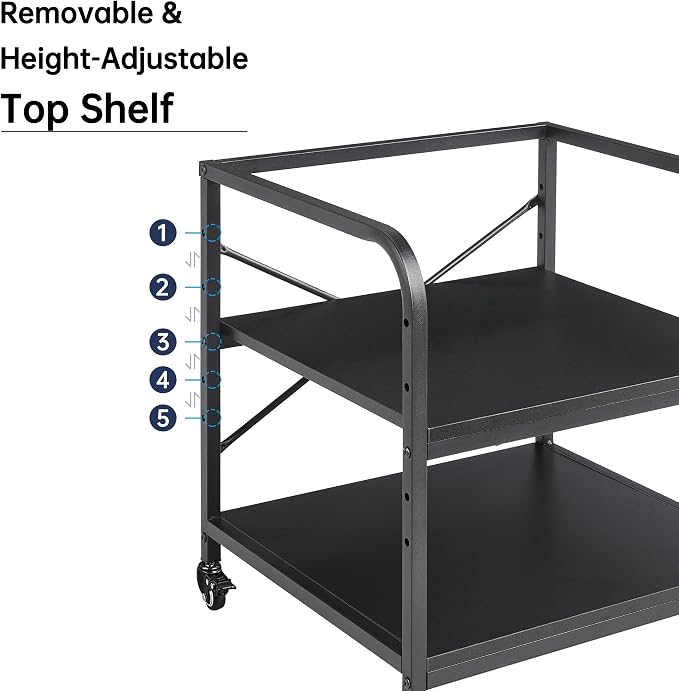 Fannova 2 Tier Under Desk Printer Stand - Image 3