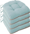 Non Slip Chair Cushions for Dining Chairs Set of 4 Kitchen Chair Cushions by FlyGulls